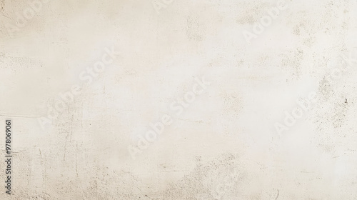 A smooth, light beige concrete wall with faint vertical lines. The surface is largely clean with minimal cracks, creating a sleek, modern texture with subtle imperfections.