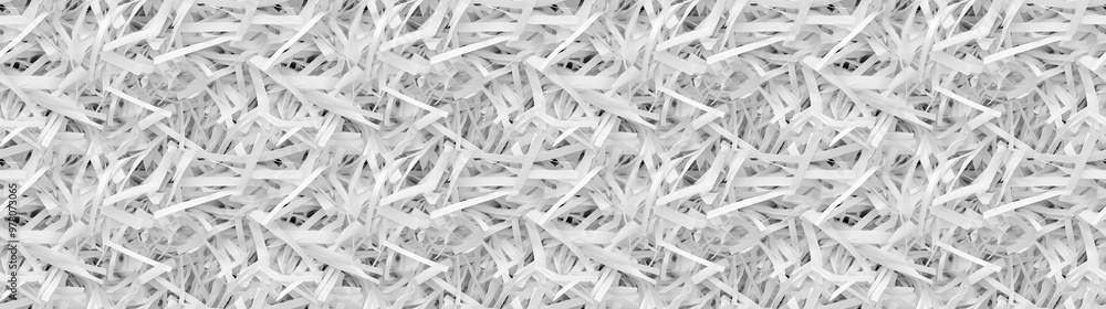 shredded paper filler in ash gray color with thin, delicate strips, shredded paper filler texture background shredded paper filler in ash gray color with thin, delicate strips, shredded paper filler texture background