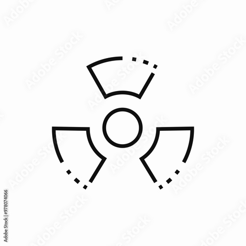 hazard pollution icon sign vector