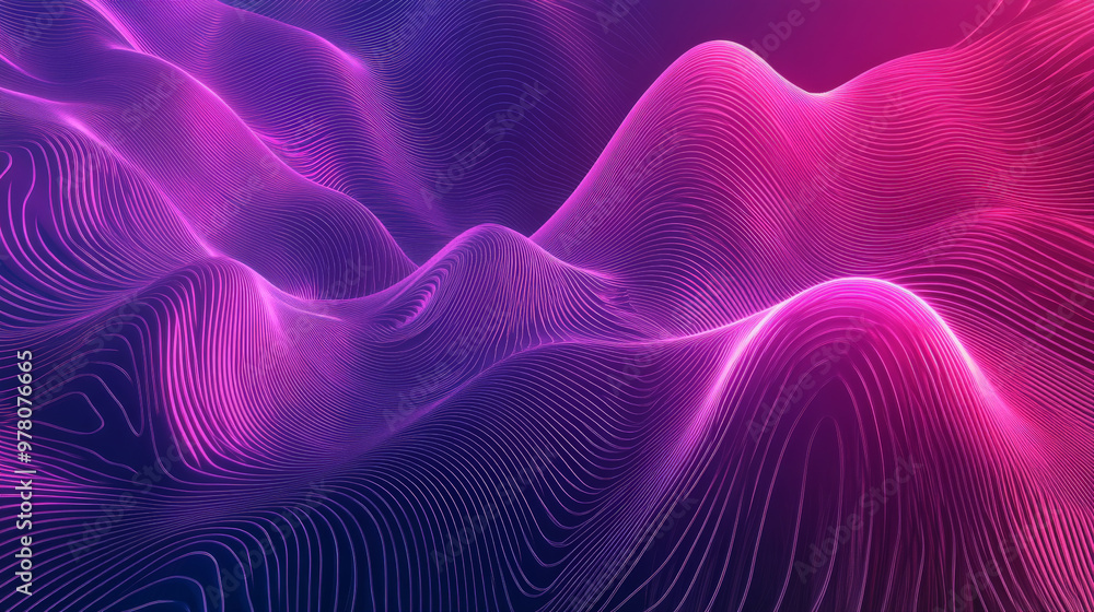 A bold background with flowing gradient waves in neon pink and rich violet, creating a high-energy and futuristic visual effect. A bold background with flowing gradient waves in neon pink and rich violet, creating a high-energy and futuristic visual effect.