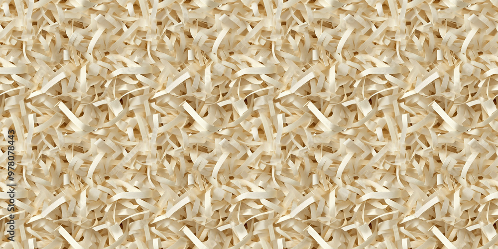 shredded paper filler in champagne color with thin, delicate strips, shredded paper filler texture background shredded paper filler in champagne color with thin, delicate strips, shredded paper filler texture background