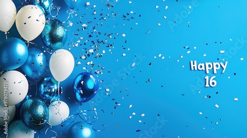 Sweet sixteen: text happy 16 years, the milestone birthday with joy and festivity, the transition from childhood to young adulthood with cherished memories, family, and friends