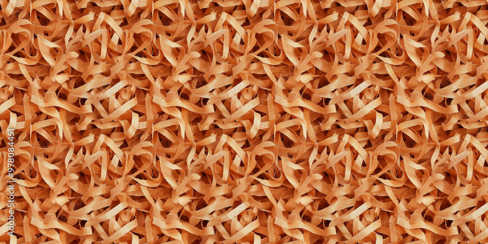 shredded paper filler in dusty cinnamon color with thin, delicate strips, shredded paper filler texture background shredded paper filler in dusty cinnamon color with thin, delicate strips, shredded paper filler texture background