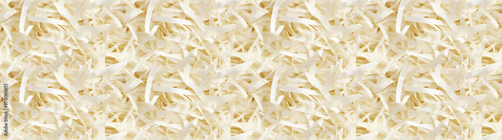shredded paper filler in soft honeydew color with thin, delicate strips, shredded paper filler texture background shredded paper filler in soft honeydew color with thin, delicate strips, shredded paper filler texture background