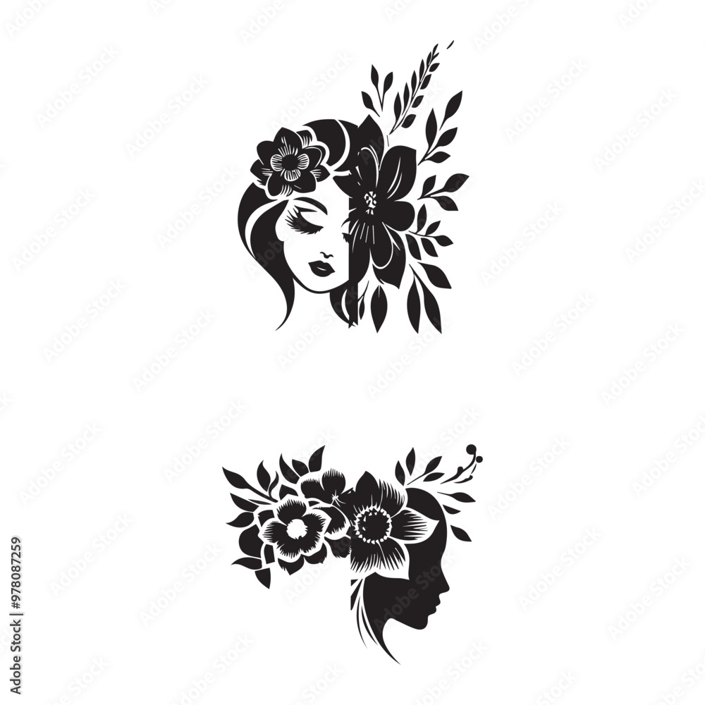 Fototapeta premium Elegant Hairstyles for Modern Women