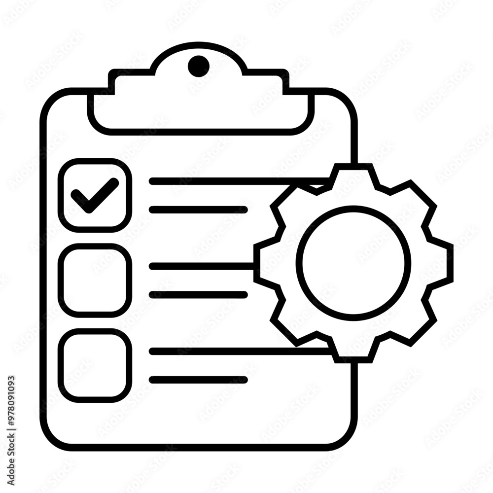 Clipboard Project Plan Icon, Simple Icon Vector Design, best used for presentation, application, web and banner Clipboard Project Plan Icon, Simple Icon Vector Design, best used for presentation, application, web and banner