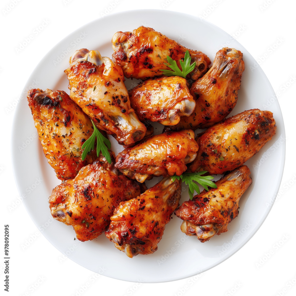 Barbeque chicken wing transparent background Barbeque chicken wing transparent background