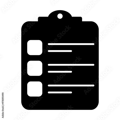 List Icon, Simple Icon Vector Design, best used for presentation, application, web and banner