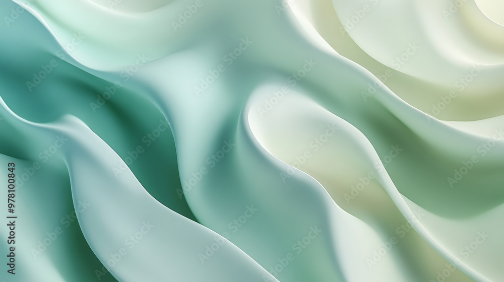 A subtle background with soft gradient wavy shapes in shades of pastel green and blue, blending smoothly to create a calming and serene look. A subtle background with soft gradient wavy shapes in shades of pastel green and blue, blending smoothly to create a calming and serene look.