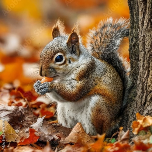 squirrel in autumn