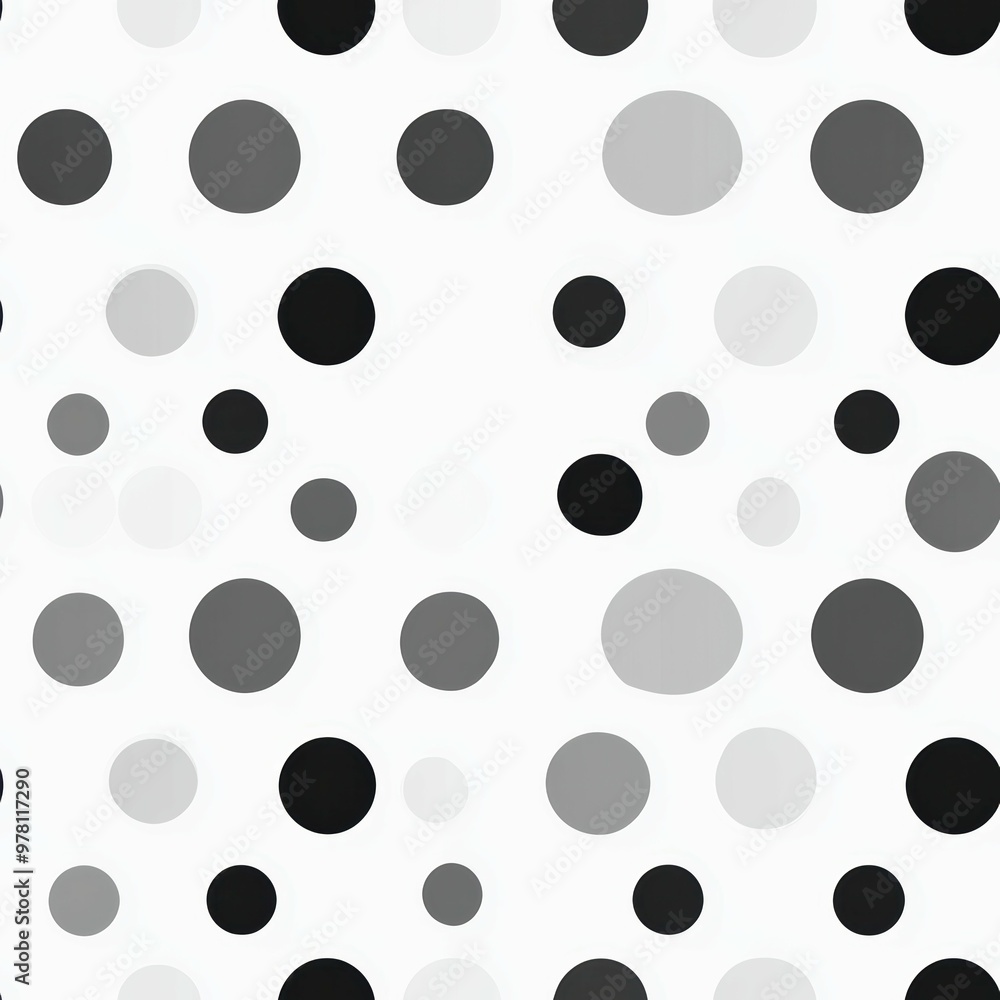 Minimalist Monochrome Dots: A CleanSymmetrical Repeat Minimalist Monochrome Dots: A CleanSymmetrical Repeat