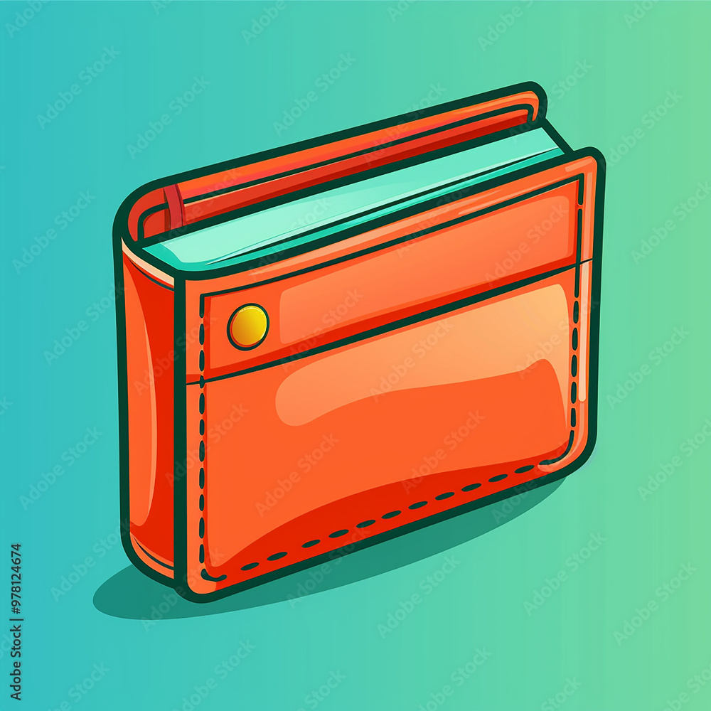 Wallet Cartoon Vector Icon Illustration for Popular Designs Wallet Cartoon Vector Icon Illustration for Popular Designs