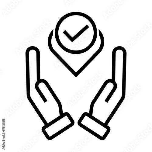 acceptance Line Icon
