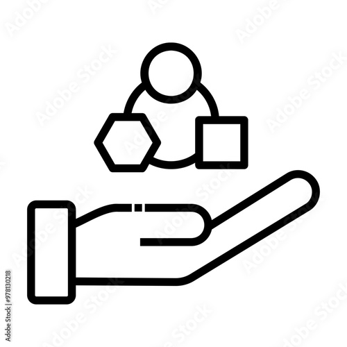 assortment choice Line Icon