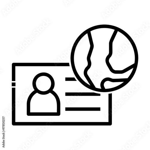 citizenship Line Icon