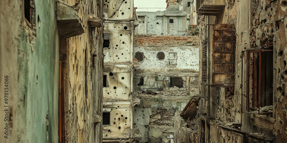 The Haunted Ruins of the Ancient City: A crumbling urban center, its walls pockmarked with bullet holes and its streets filled with the detritus of war. The Haunted Ruins of the Ancient City: A crumbling urban center, its walls pockmarked with bullet holes and its streets filled with the detritus of war.
