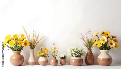 Wallpaper Mural Decorative Flowers in vase Torontodigital.ca