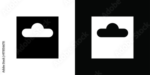 Euro hook icon Vector flat thin line illustration