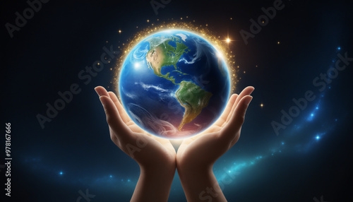 earth in hands