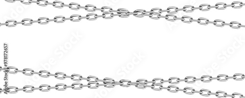 chains backgrounds, shinny metal iron chains, Seamless chain pattern. Silver metallic chain texture