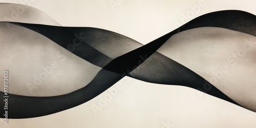 Wallpaper Mural Abstract depiction of disappearance with fading elements dissolving shapes or gradual blurring of objects Soft transitions from solid forms to empty spaces using transparent layers or fading gradients Torontodigital.ca