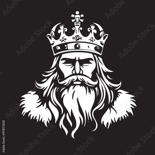 king vector logo, king vector