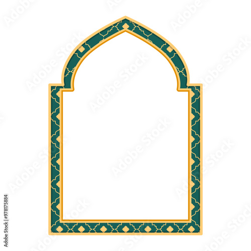 Islamic ornate frame