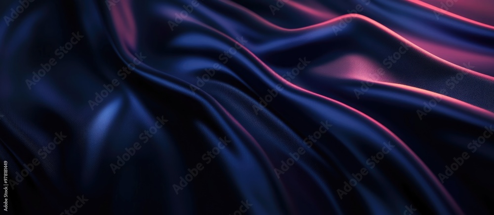 Dark Fabric Texture On Bokeh Background Abstract Blank Dark Fabric Texture On Bokeh Background Abstract Blank