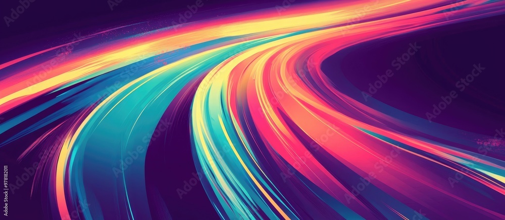 Abstract Racing Background With Motion Blur And Vibrant Colors Abstract Racing Background With Motion Blur And Vibrant Colors