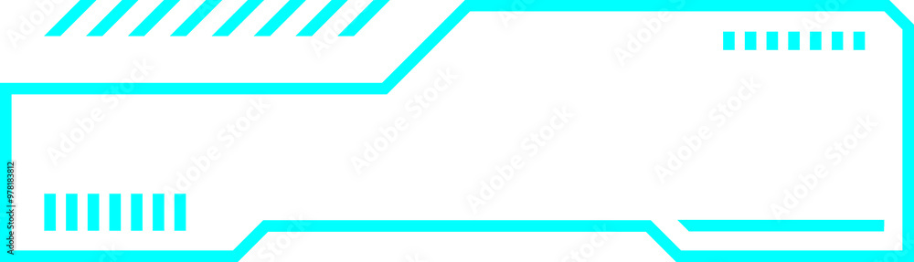 Blue control panel abstract modern technology futuristic interface hud