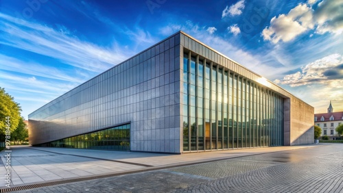 Wallpaper Mural Modern museum building in Wroclaw, Poland, Wroclaw, Poland, museum, architecture, contemporary, structure, design Torontodigital.ca