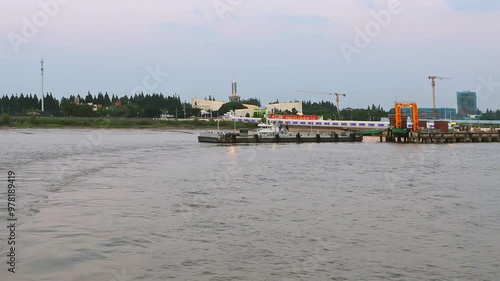 Wallpaper Mural Hengsha Island, Shanghai - Sunset on the Sea Torontodigital.ca