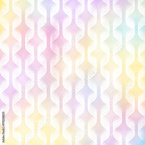 seamless pattern with ribbons