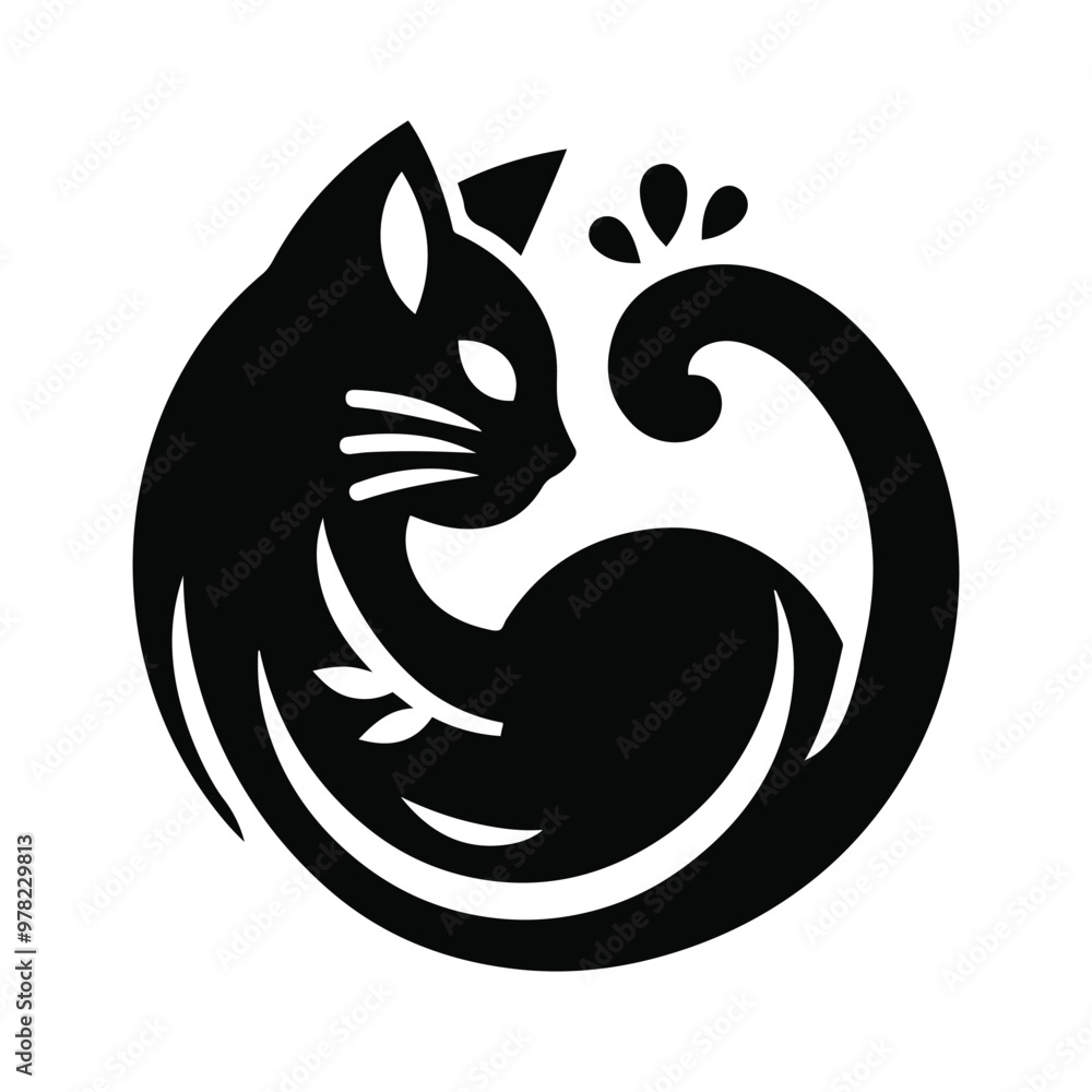 silhouette cat icon silhouette cat icon