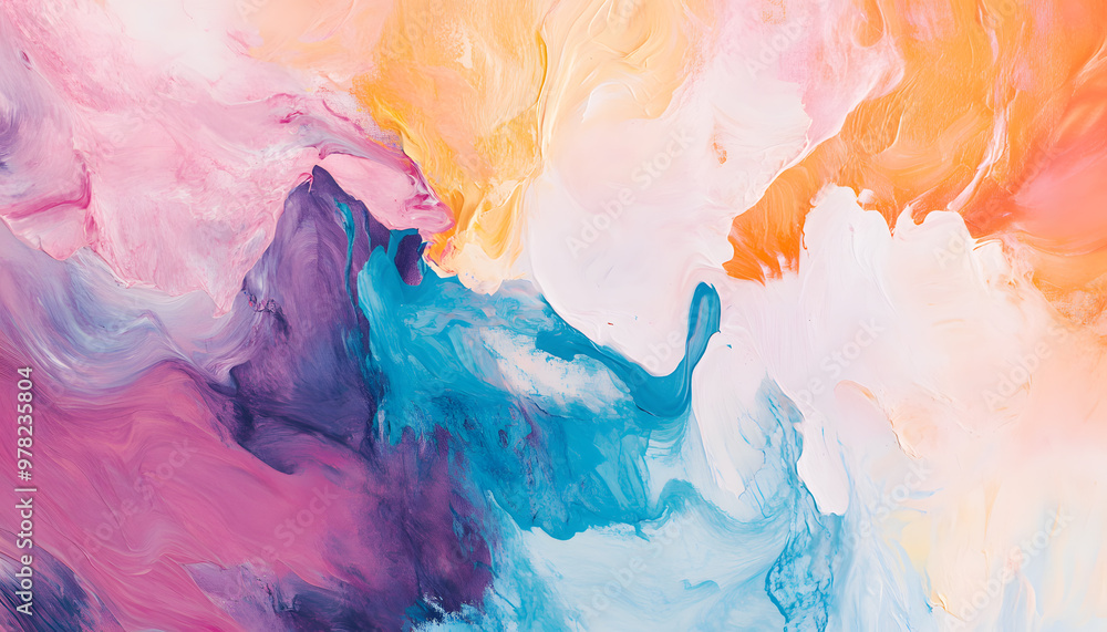Abstract Art: A splash of bold and pastel colors in abstract forms, creating a visually dynamic and artistic aesthetic Abstract Art: A splash of bold and pastel colors in abstract forms, creating a visually dynamic and artistic aesthetic