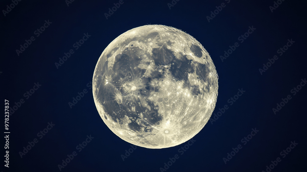 bright moon illuminates night sky, showcasing its craters and beauty bright moon illuminates night sky, showcasing its craters and beauty