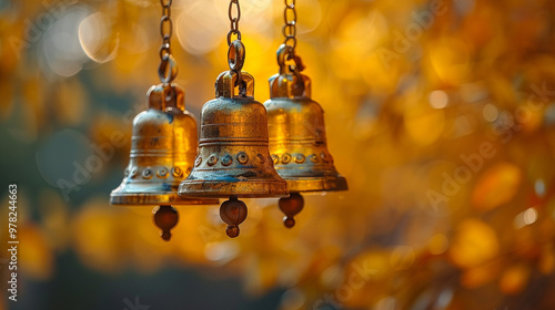 golden bell in the temple