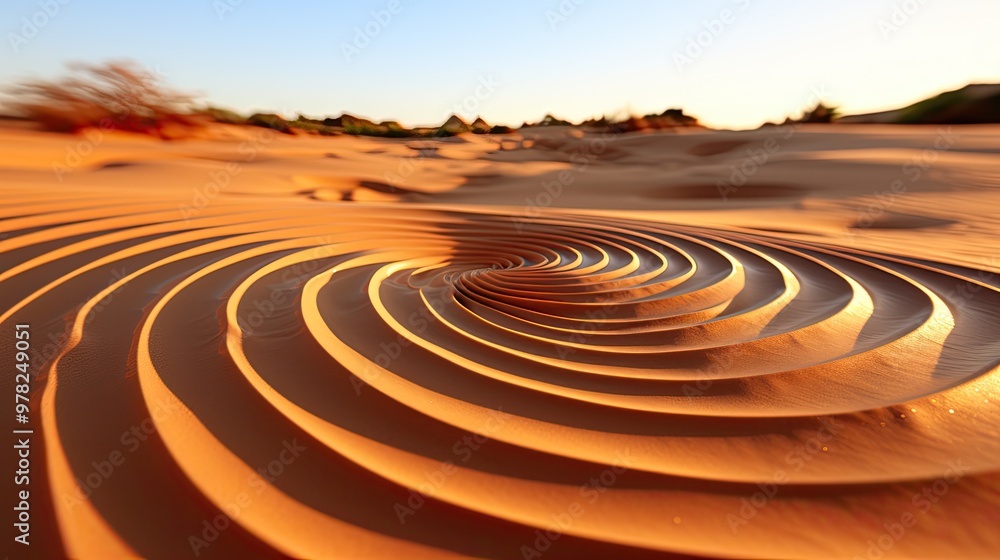 Naklejka premium Ripples in the sand 