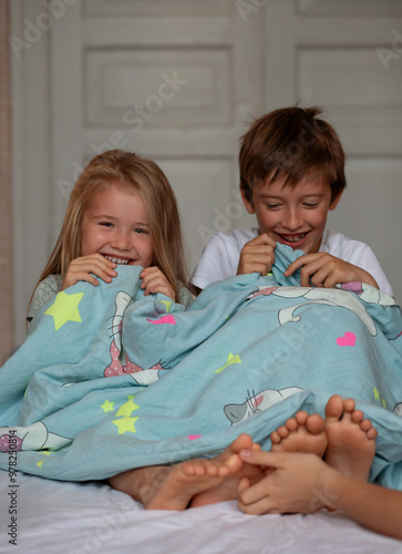 Tickled feet. Image with selective focus 