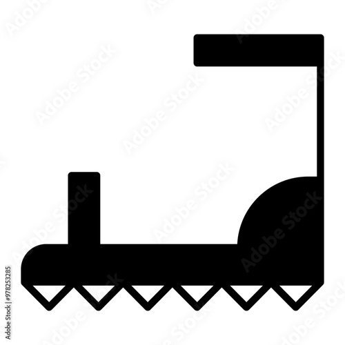 crampons black fill icon