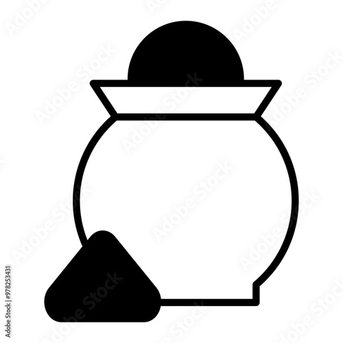magnesium black fill icon