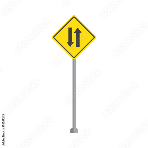 Road sign icon