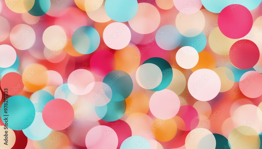 Gentle pastel dots in random arrangement, fun and lively, perfect for cheerful themes Gentle pastel dots in random arrangement, fun and lively, perfect for cheerful themes