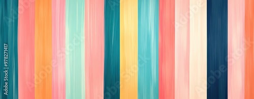 Gentle pastel stripes with soft edges, simple and clean, suitable for minimalist backgrounds