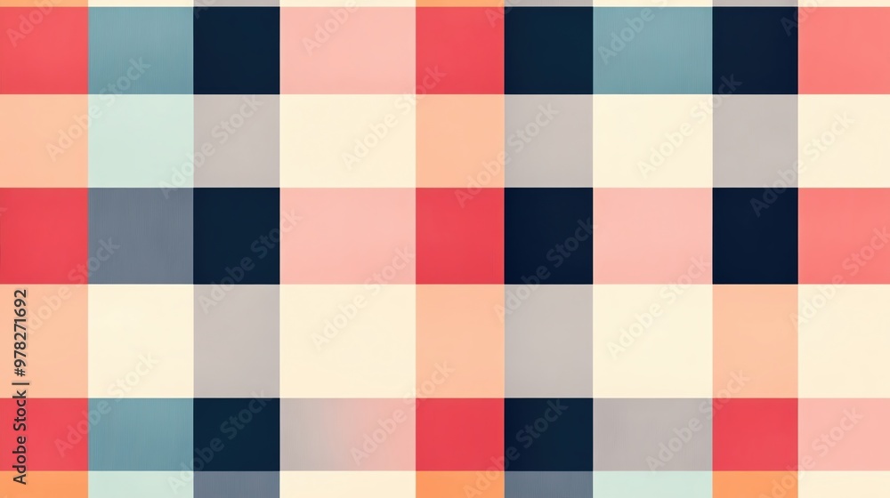 Light pastel checkered pattern, classic and timeless, great for vintage or retro themes Light pastel checkered pattern, classic and timeless, great for vintage or retro themes