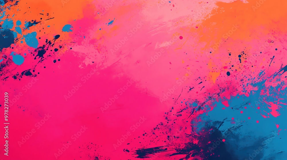 Fototapeta premium Soft pastel brush splashes, artistic and creative, suitable for vibrant and unique backgrounds
