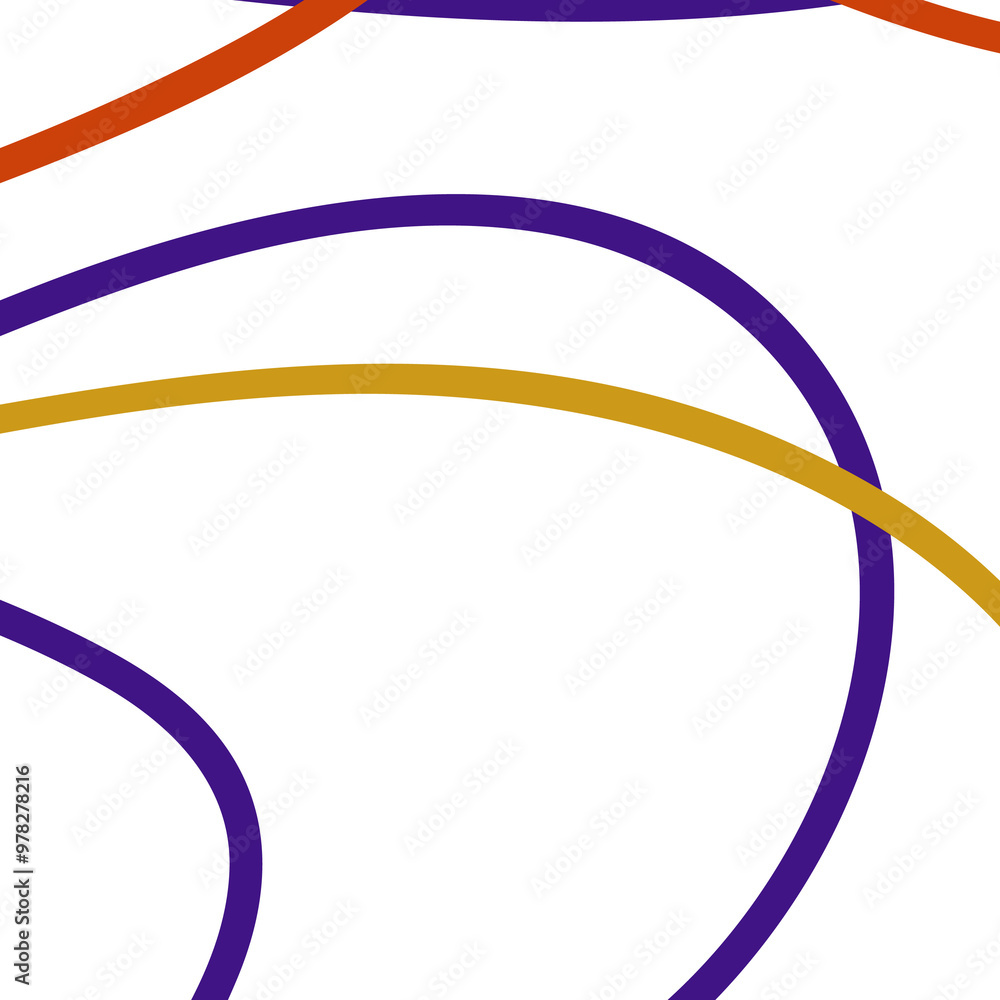 Purple orange yellow curve lines decor Purple orange yellow curve lines decor