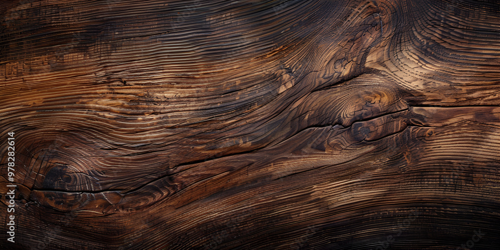 Naklejka premium Detailed Rustic Wooden Plank Texture