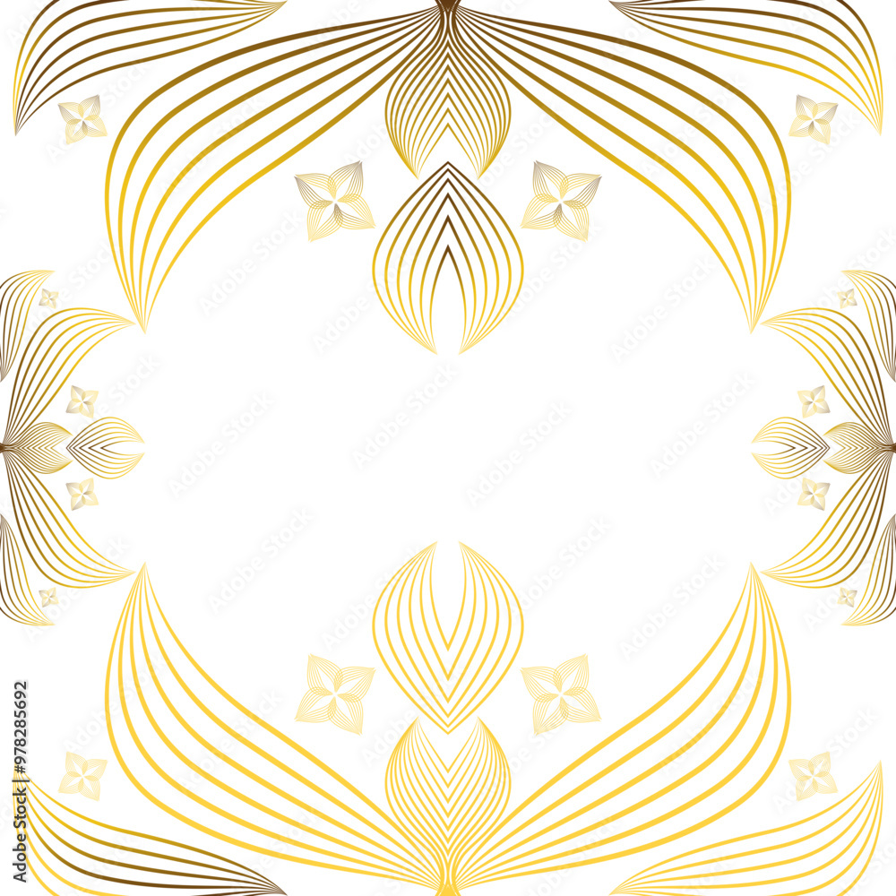 luxury abstract golden floral pattern luxury abstract golden floral pattern