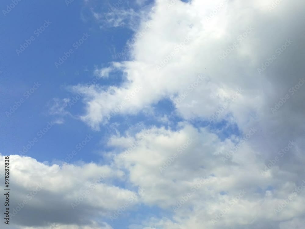 animated video of white clouds and blue sky animated video of white clouds and blue sky